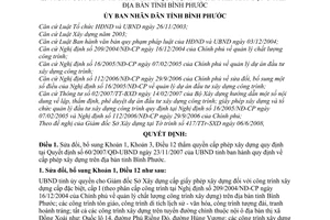 Quyết định 26/2008/QĐ-UBND sửa đổi Quyết định 60/2007/QĐ-UBND