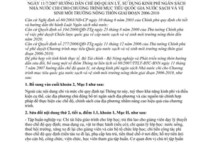 Thông tư liên tịch 48/2008/TTLT-BTC-BNN chế độ quản lý, sử dụng kinh phí ngân sách nhà nước chi cho chương trình mục tiêu quốc gia nước sạch và VSMTNT