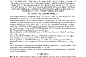 Quyết định 1062/2008/QĐ-SXD-CCHC quy định trình tự, thủ tục, phương thức tổ chức