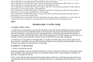 Thông tư liên tịch 05/2008/TTLT-BKHCN-BNV hướng dẫn chức năng, nhiệm vụ, quyền hạn và cơ cấu tổ chức của Cơ quan chuyên môn về KHCN