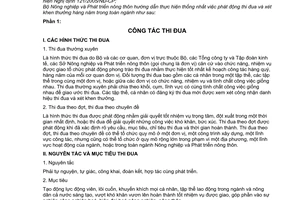 Thông tư 75/2008/TT-BNN tổ chức phong trào thi đua xét khen thưởng hàng năm ngành nông nghiệp phát triển nông thôn