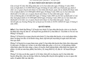 Quyết định 11/2008/QĐ-UBND thành lập Phòng Y tế huyện