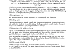 Hướng dẫn 1680/NHCS-TD cho vay vốn theo Quyết định 51/2008/QĐ-TTg chính sách hỗ trợ nhà nước cơ sở sản xuất kinh doanh người lao động tàn tật