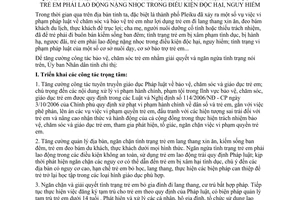 Chỉ thị 07/2008/CT-UBND tăng cường bảo vệ chăm sóc trẻ em tỉnh Gia Lai