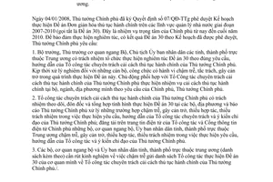 Công văn  1083/TTg-TCCV thực hiện Đề án Đơn giản hóa thủ tục hành chính giai đoạn 2007-2010