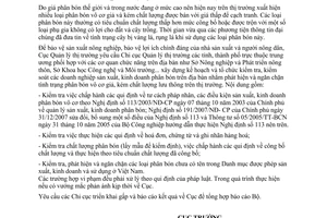 Công văn  622/QLTT-NVI tăng cường kiểm tra, kiểm soát mặt hàng phân bón vô cơ