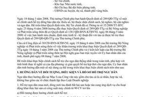 Công văn 3468/UBND-KT năm 2008 chính sách hỗ trợ ngư dân