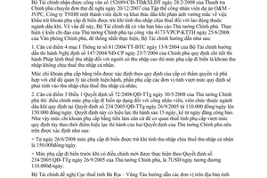 Công văn 8536/BTC-TCT Hướng dẫn tính khấu trừ khoản phụ cấp đi biển