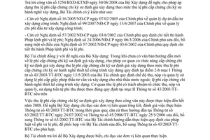 Công văn  8577/BTC-CST lệ phí cấp chứng chỉ kỹ sư định giá xây dựng