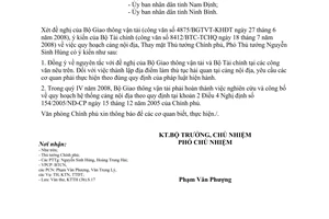 Công văn 4942/VPCP-KTTH lập điểm làm thủ tục hải quan tại cảng nội địa