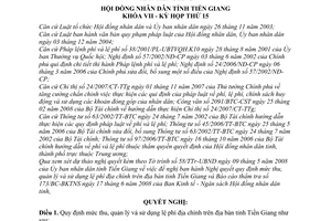 Nghị quyết 167/2008/NQ-HĐND mức thu, quản lý sử dụng lệ phí địa chính