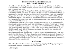 Nghị quyết 165/2008/NQ-HĐND quy định mức thu, quản lý và sử dụng lệ phí