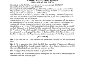 Nghị quyết 85/2008/NQ-HĐND mức thu lệ phí địa chính