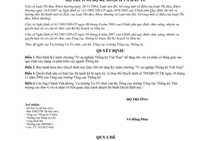 Quyết định 848/QĐ-BKH  Kỷ niệm chương Vì sự nghiệp Thống kê Việt Nam