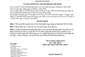Quyết định 60/2008/QĐ-UBND phê duyệt Đề án phát triển tổ chức hành nghề công chứng tại thành phố Hồ Chí Minh