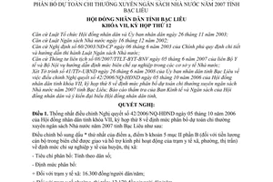 Nghị quyết 02/2008/NQ-HĐND điều chỉnh Nghị quyết 42/2006/NQ-HĐND  định mức phân bổ dự toán chi thường xuyên ngân sách Nhà nước năm 2007
