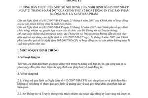 Thông tư 04/2008/TT-BTTTT hướng dẫn Nghị định 105/2007/NĐ-CP in sản phẩm không phải là xuất bản phẩm