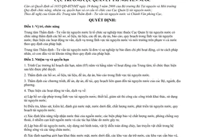 Quyết định 51/QĐ-TNN quy định chức năng, nhiệm vụ, quyền hạn và cơ cấu tổ chức của Trung tâm Thẩm định - Tư vấn tài nguyên nước