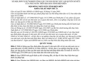 Nghị quyết 118/2008/NQ-HĐND thông qua quy định phân cấp quản lý nhà nước