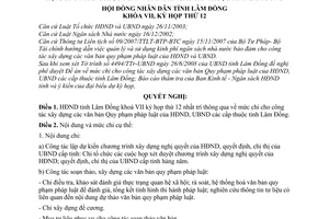 Nghị quyết 100/2008/NQ-HĐND mức chi cho công tác xây dựng văn bản quy phạm pháp luật