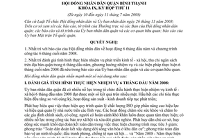 Nghị quyết 01/2008/NQ-HĐND nhiệm vụ kinh tế - xã hội 6 tháng cuối năm 2008 quận Bình Thạnh