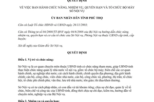 Quyết định 1979/2008/QĐ-UBND chức năng nhiệm vụ quyền hạn Sở Nội vụ Phú Thọ