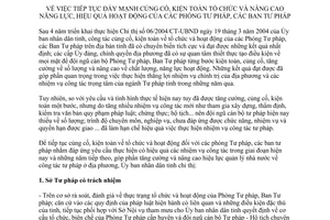 Chỉ thị 11/2008/CT-UBND nâng cao năng lực hiệu quả Phòng Tư pháp Đắk Lắk