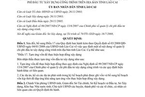 Quyết định 1994/QĐ-UBND quy định về quản lý chi phí đầu tư xây dựng công trình