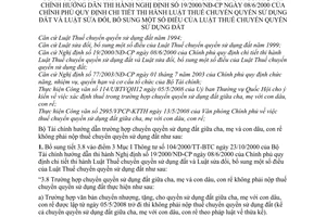 Thông tư 66/2008/TT-BTC Luật thuế chuyển quyền sử dụng đất luật sửa đổi sửa đổi 104/2000/TT-BTC Nghị định 19/2000/NĐ-CP