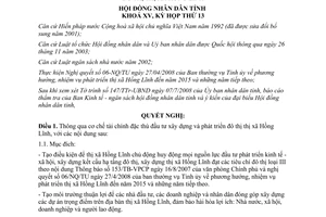 Nghị quyết 82/2008/NQ-HĐND cơ chế tài chính đặc thù đầu tư xây dựng