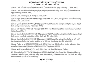 Nghị quyết 114/2008/NQ-HĐND Chương trình phát triển nhà ở Đồng Nai đến 2010 định hướng đến 2020