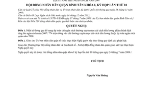 Nghị quyết 43/2008/NQ-HĐND bổ sung dự toán chi ngân sách thường xuyên mục cải cách tiền lương phần chênh lệch tăng thu ngân sách năm 2007