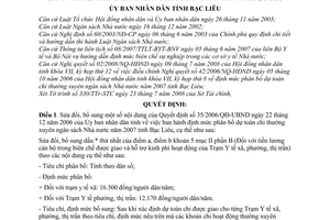 Quyết định 21/2008/QĐ-UBND bổ sung Quyết định 35/2006/QĐ-UBND