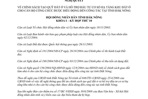 Nghị quyết 07/2008/NQ-HĐND chính sách tạo quỹ đất ở hỗ trợ đầu tư cơ sở hạ tầng