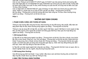 Thông tư 13/2008/TT-BLĐTBXH công tác thi đua khen thưởng ngành lao động thương binh xã hội