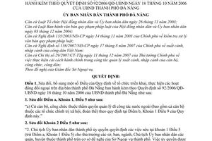 Quyết định 38/2008/QĐ-UBND sửa đổi Quy định tổ chức triển khai các hoạt động đối ngoại trên địa bàn thành phố Đà Nẵng