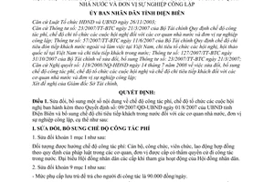 Quyết định 12/2008/QĐ-UBND sửa đổi chế độ công tác phí, tổ chức cuộc hội nghị