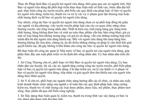 Chỉ thị 08/2008/CT-UBND quản lý nhà nước bảo vệ quyền lợi người tiêu dùng Bến Tre