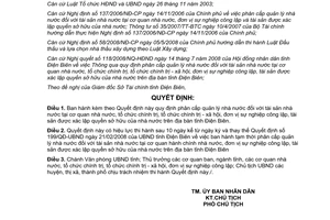 Quyết định 13/2008/QĐ-UBND phân cấp quản lý đối với tài sản nhà nước Điện Biên