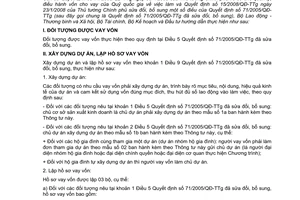 Thông tư liên tịch 14/2008/TTLT-BLĐTBXH-BTC-BKHĐT  cơ chế quản lý, điều hành vốn cho vay của Quỹ quốc gia về việc làm