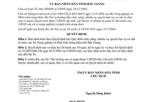 Quyết định 69/2008/QĐ-UBND Quy định chức năng nhiệm vụ quyền hạn