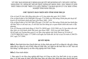 Quyết định 4519/QĐ-UBND giải quyết hồ sơ đăng ký cấp giấy chứng nhận đầu tư