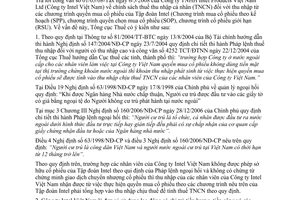 Công văn 3231/TCT-TNCN Thuế TNCN đối với thu nhập từ quyền mua cổ phiếu