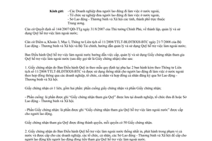 Công văn 29/QHTVLNN-BĐH Cấp, quản lý và sử dụng Giấy chứng nhận tham gia Quỹ hỗ trợ việc làm ngoài nước