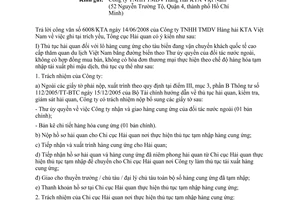 Công văn 3762/TCHQ-GSQL thủ tục hải quan hàng hóa cung ứng cho tàu biển vận chuyển khách quốc tế cao cấp tham quan du lịch Việt Nam theo đường biển