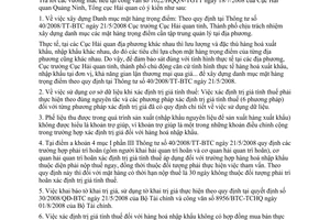 Công văn  3891/TCHQ-KTTT Trả lời vướng mắc thực hiện TT 40/2008/TT-BTC và các văn bản liên quan