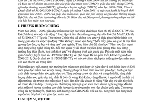 Công văn  7558/BGDĐT-GDMN Hướng dẫn thực hiện nhiệm vụ Giáo dục Mầm non năm học 2008-2009