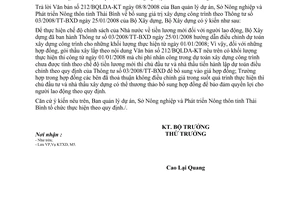 Công văn  1710/BXD-KTXD Điều chỉnh giá trị công trình theo TT 03/2008/TT-BXD điều chỉnh dự toán xây dựng công trình