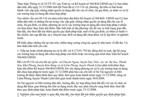 Chỉ thị 01/2008/CT-UBND quản lý xử lý vi phạm pháp luật đất đai Hà Nam