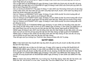 Quyết định 37/2008/QĐ-UBND  quản lý thu phí, lệ phí  đấu thầu phí